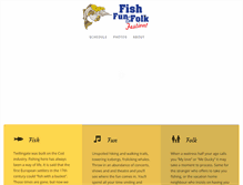 Tablet Screenshot of fishfunfolkfestival.com
